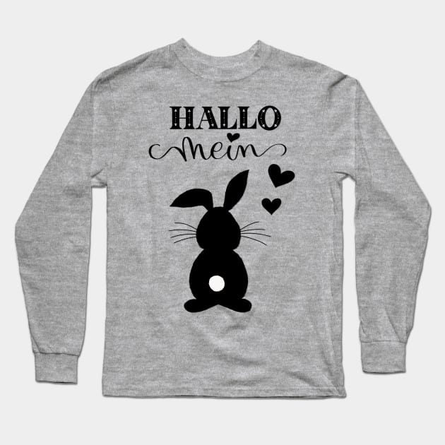 Hallo mein Hase Long Sleeve T-Shirt by CalliLetters